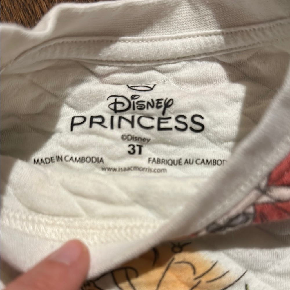 Disney White Quilted Sweatshirt with Cartoon Print - Picture 2 of 3